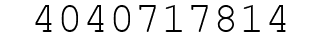 Number 4040717814.