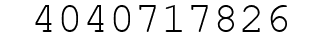 Number 4040717826.