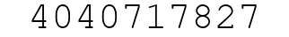 Number 4040717827.