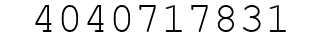 Number 4040717831.