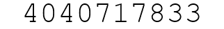 Number 4040717833.