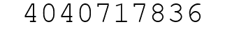 Number 4040717836.