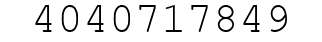 Number 4040717849.