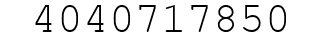 Number 4040717850.