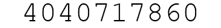 Number 4040717860.