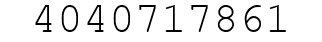 Number 4040717861.