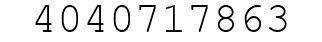Number 4040717863.