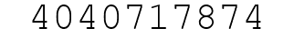 Number 4040717874.