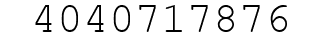 Number 4040717876.