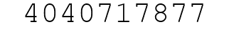 Number 4040717877.