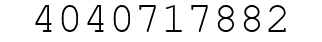 Number 4040717882.