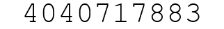 Number 4040717883.