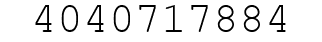 Number 4040717884.