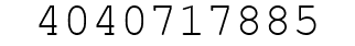 Number 4040717885.