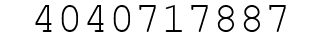 Number 4040717887.