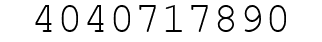 Number 4040717890.