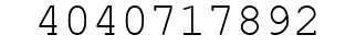 Number 4040717892.