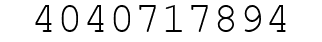 Number 4040717894.