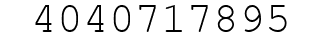 Number 4040717895.