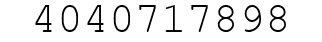 Number 4040717898.