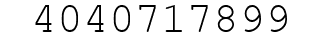 Number 4040717899.