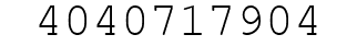 Number 4040717904.