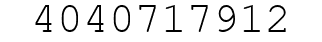 Number 4040717912.