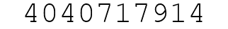 Number 4040717914.