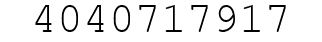 Number 4040717917.