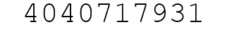 Number 4040717931.