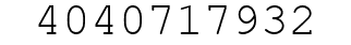 Number 4040717932.