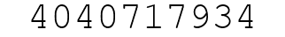 Number 4040717934.