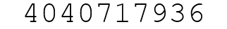 Number 4040717936.