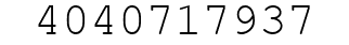 Number 4040717937.