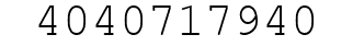Number 4040717940.
