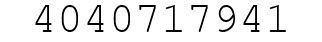 Number 4040717941.