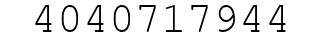 Number 4040717944.