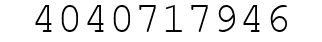 Number 4040717946.