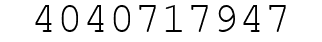 Number 4040717947.