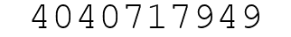 Number 4040717949.