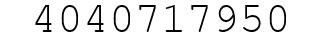 Number 4040717950.