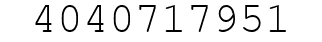 Number 4040717951.