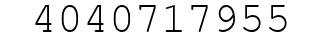Number 4040717955.