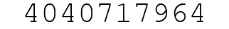 Number 4040717964.