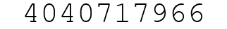 Number 4040717966.