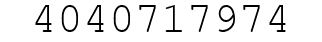Number 4040717974.