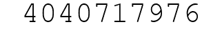 Number 4040717976.