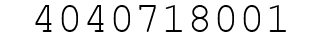 Number 4040718001.
