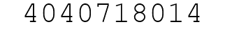 Number 4040718014.