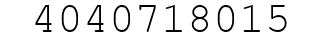 Number 4040718015.